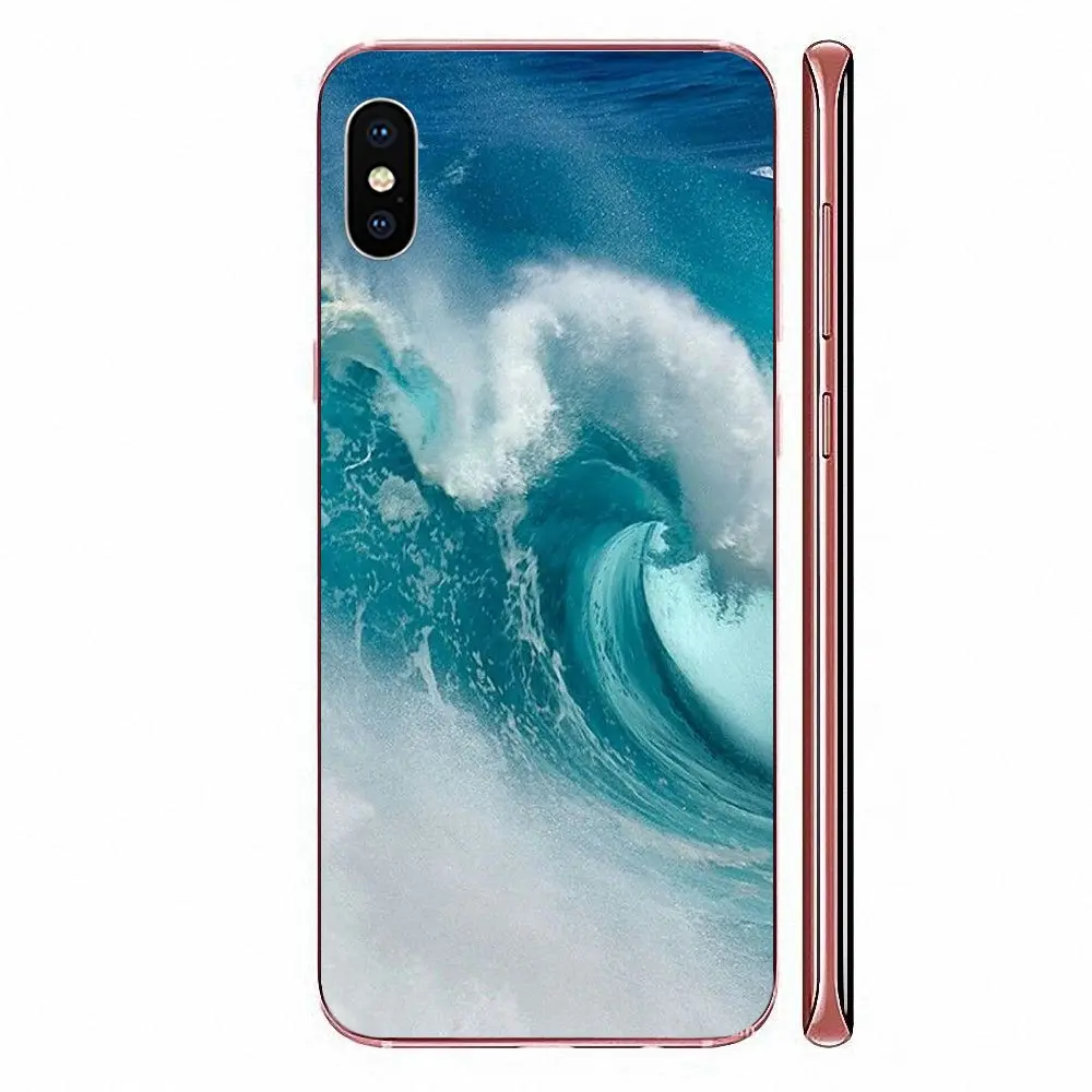 Окрашенные природные морские синие океанские волны для Huawei Honor 5C 5X 6A 6X 7 7A 7X 8 8A 8S 8X 9