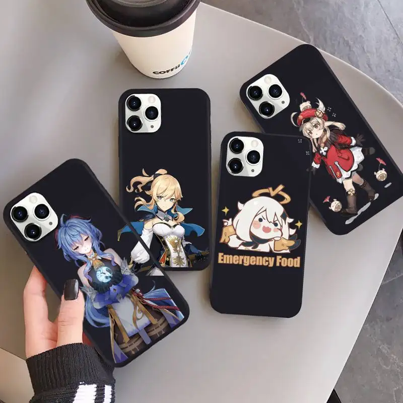 

Genshin impact Phone Case for iPhone 13 12 11 mini pro XS MAX 8 7 6 6S Plus X SE 2020 XR