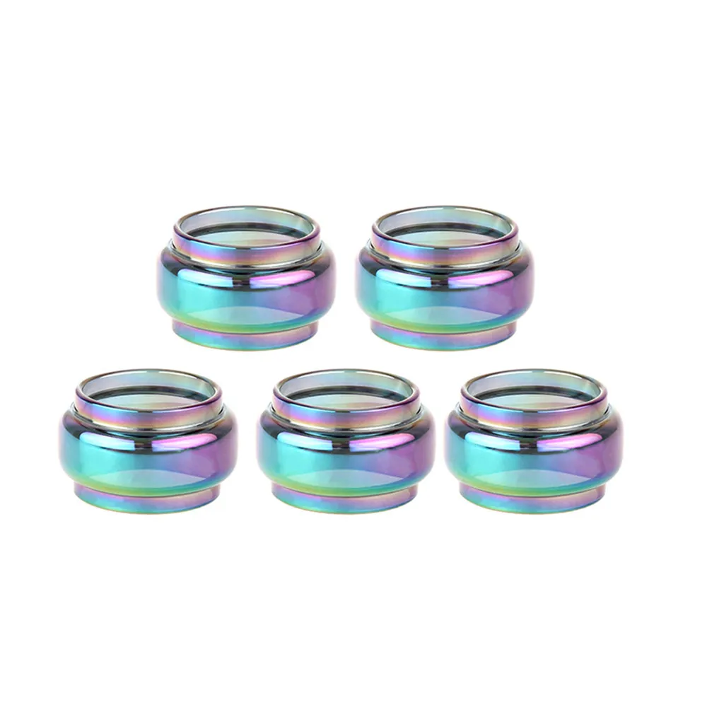 

5PCS Rainbow Bubble Glass Tube Glass Tank for VOOPOO UFORCE Maat TANK Zip Mini MOJO DRAG 157W Too 80W/180W Caliber kit