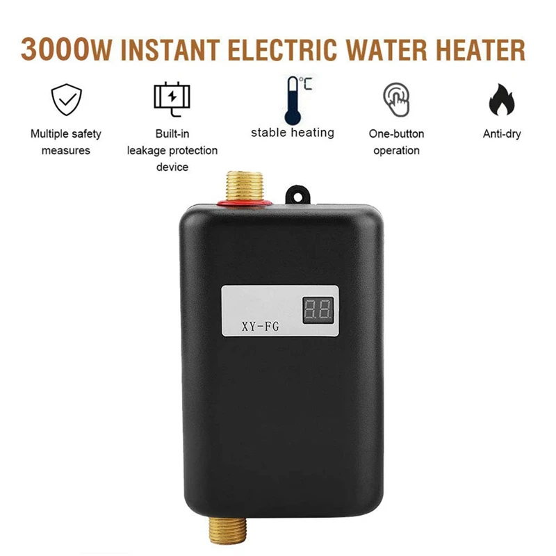 Мини-электрический водонагреватель 3800 Вт мгновенный Электрический для душа 3