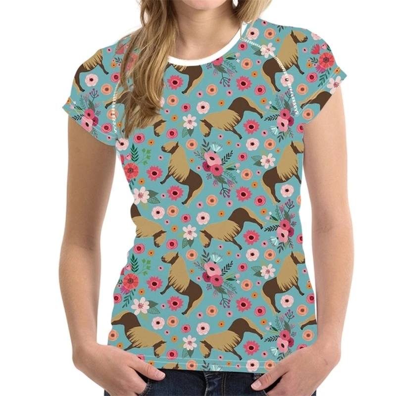 

Pattern Dog/Horse/Rooster/Cat Print Women Spring Loose Blouse Female Shirt Casual Tops New Arrival bluzki damskie