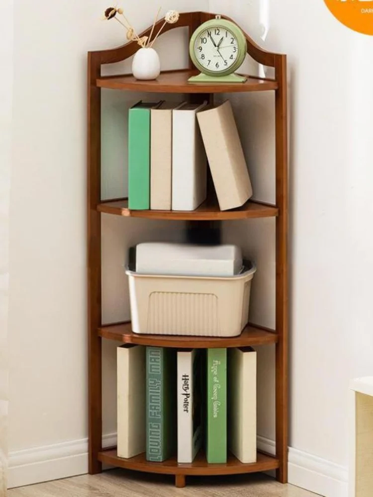 Угловая книжная полка напольный книжный шкаф настольный стол для хранения