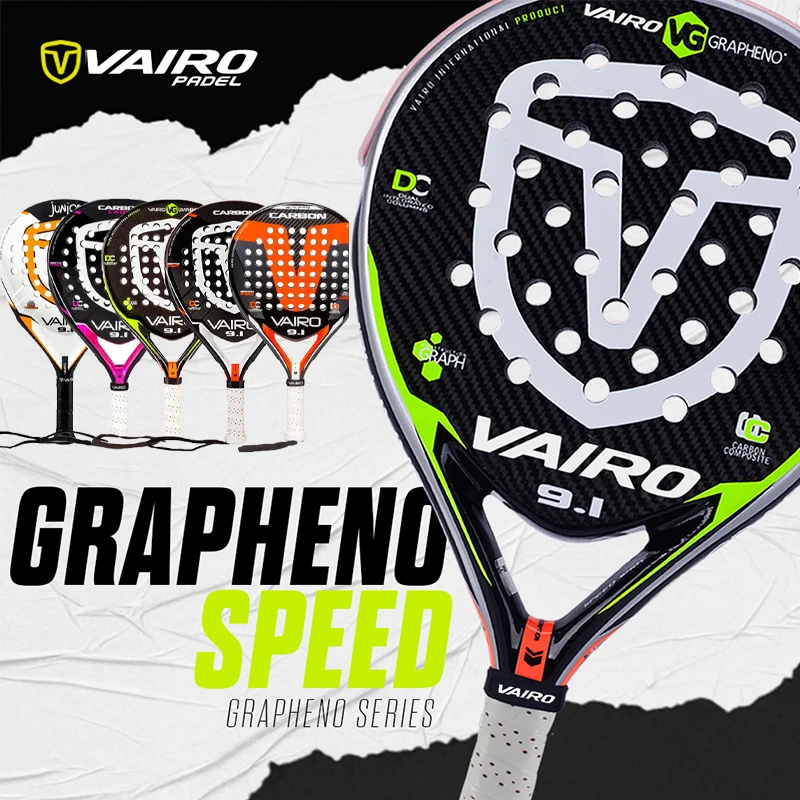 

Professional Vairo Columns Elite 9.1 Padel Racket Carbon Pala de Pádel Racket Paddle Beach Racket Palas De Padel Alta Gama