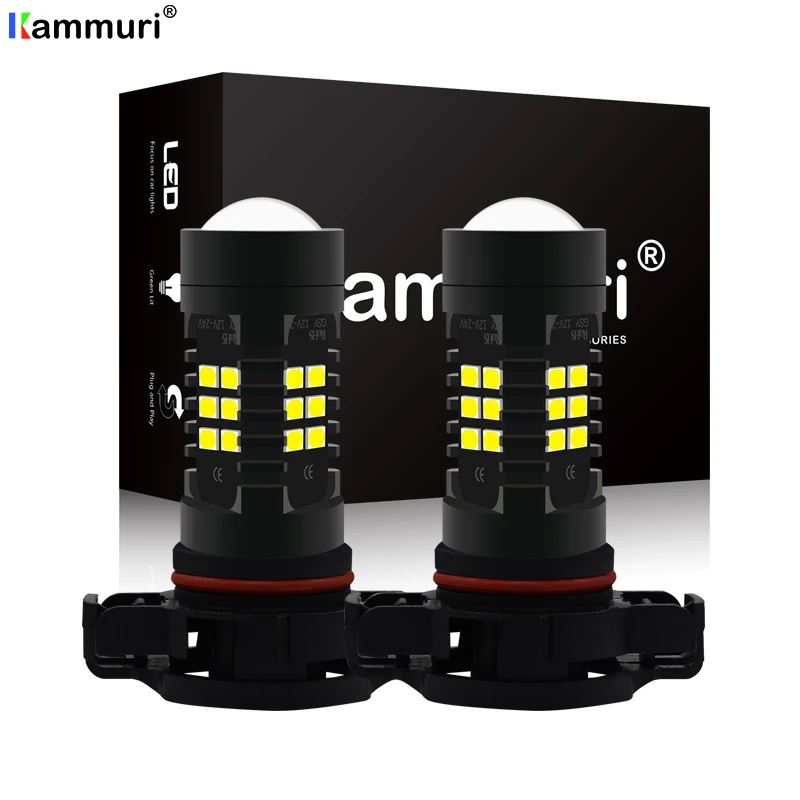 2) Canbus H11 H8 светодиодная лампа HB4 9006 HB3 9005 PS X 26W PSX24W P13W SH23W H16 5202 led DRL Противотуманные фары 12V красный белый желтый