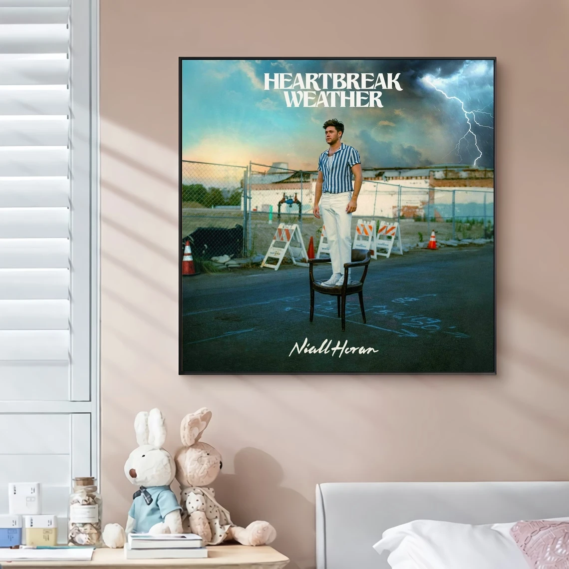 

Niall Horan - Heartbreak Weather Music Album Cover Canvas Poster Hip Hop Rapper Pop Music Celebrity Wall Painting Art Decoration