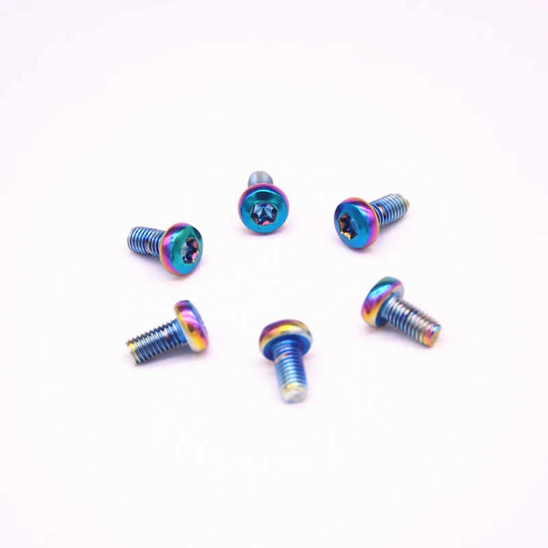 Винт Torx T25 для велосипедного дискового тормоза винты с титановым покрытием сталь