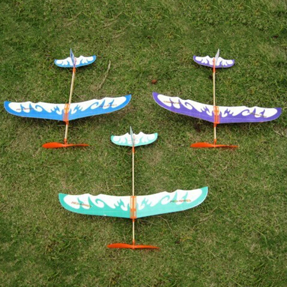 

Rubber Band Airplane Mold Paper Jet Glider Boys Toys learning machine Science Toys Assembly Plane Educational Toys 1