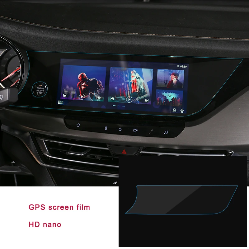 GPS screen film 2 Lsrtw2017 для Changan Cs35 плюс Автомобильный навигатор gps экран защитная пленка наклейка - Название цвета: GPS screen film 2