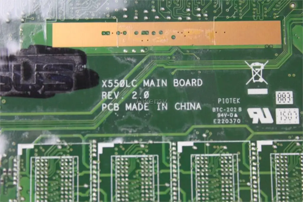 

Akemy X550LC Laptop motherboard For Asus X550LC X550LD X550LN Test original mainboard NO RAM I3-CPU GT720M