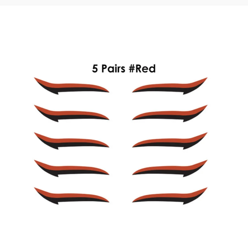 

10/12pcs Eyelid Line Stick Reusable Eyeliner Stickers Cat Eye Makeup Double Eyelid Sticker Eyeliner Makeup Sticker
