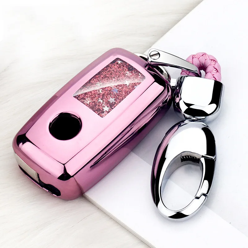 Красочный зыбучий песок мягкий TPU чехол для автомобиля Новый VW Passat Lavida Tiguan авто