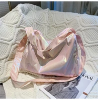nylon tote bag women designer handbag 2021 shopper bag fashion casual korean style reflective laser large capacity crossbody bag
