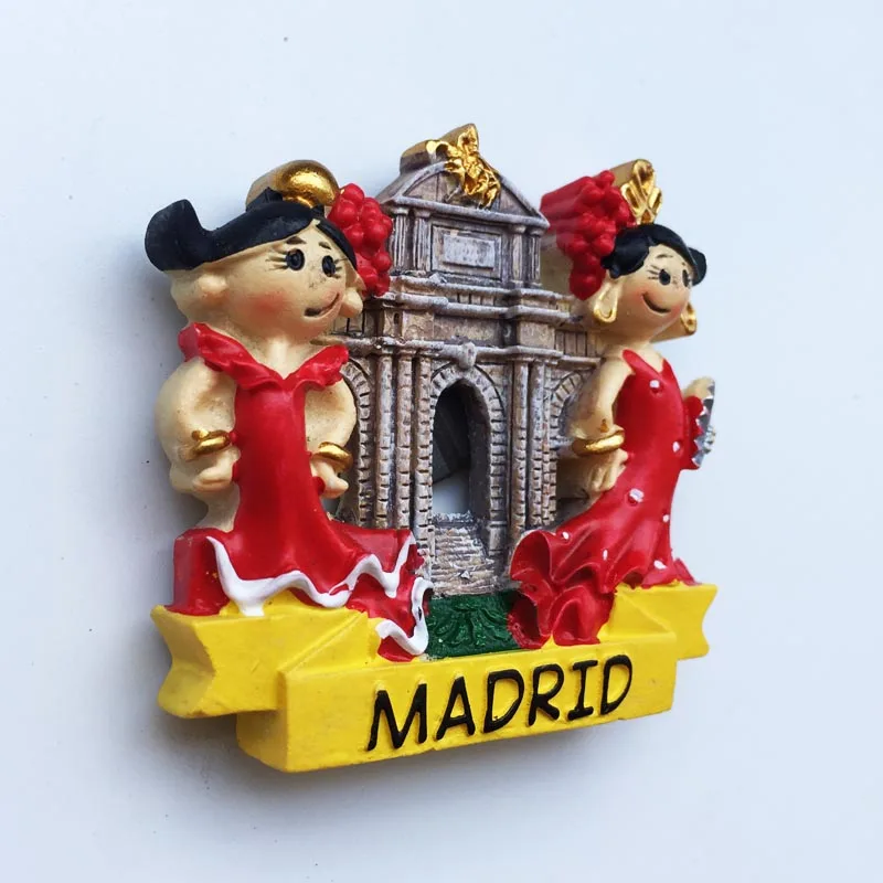 QIQIPP Creative flamenco dance souvenirs from all over Spain | Fridge Magnets