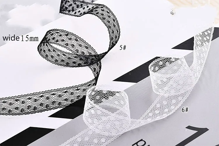 Ожерелье из материала для сережек ручной работы черно-белые аксессуары и