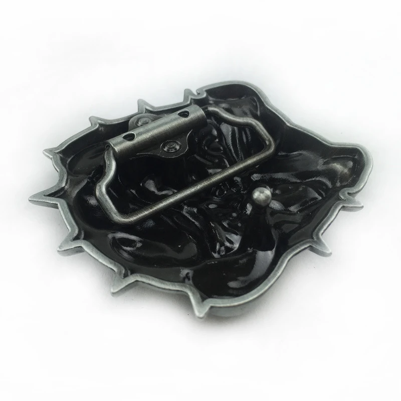 Модная стильная мужская пряжка для ремня в виде головы собаки 3D ковбойская