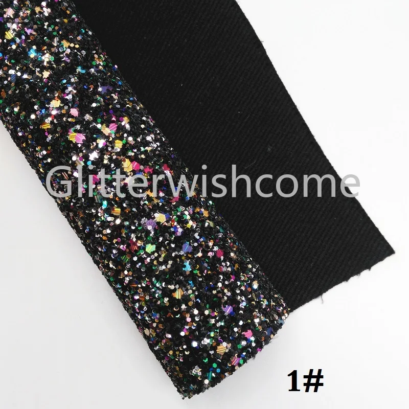 Блестящий виниловый мини ролл 30X134CM для бантов массивная блестящая кожаная ткань