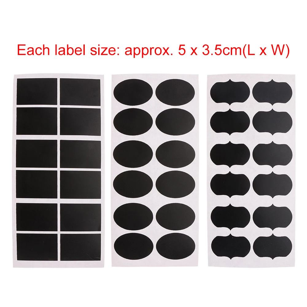 36 шт. миниатюрная прямоугольная эллипса Цветочная доска знаки этикетки