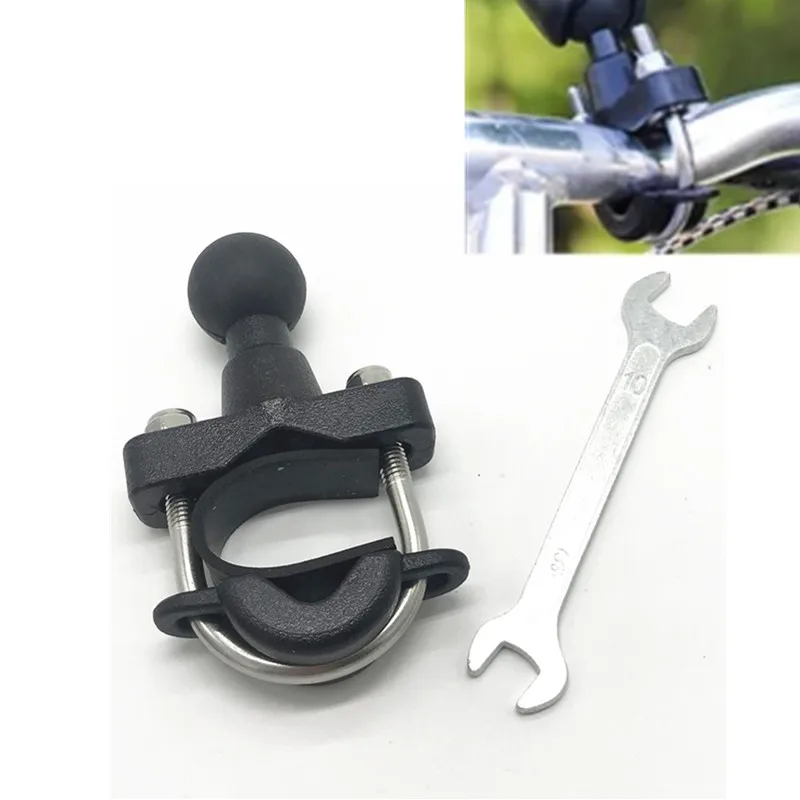 

Motorcycle Handle Bar Rail Mount 37mm Width U-Bolt Mounting Base with 1 inch Ball for Gopro GPS work