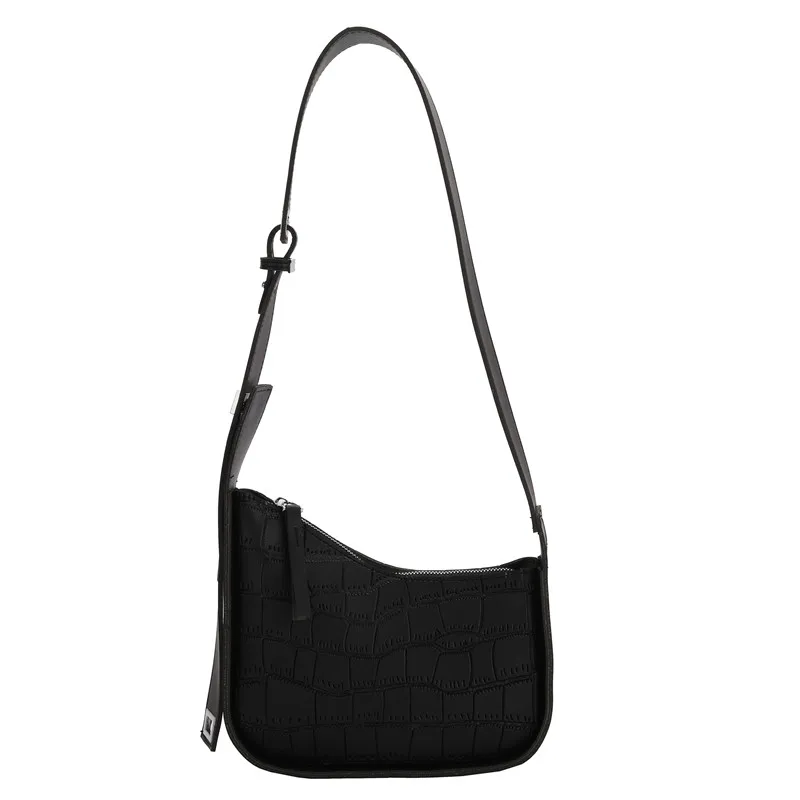 

Simple Luxury PU Leather Crossbody Bags Stone Pattern Design Brand Fashion Ladies Travel Commuter Shoulder Handbags And Purses