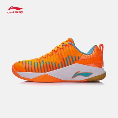 AYTM075-3H Li-Ning/мужские кроссовки для занятий бадминтоном; прочные нескользящие кроссовки с подкладкой; спортивная обувь; AYTM075 SAMJ18 - Цвет: AYTM075-3H