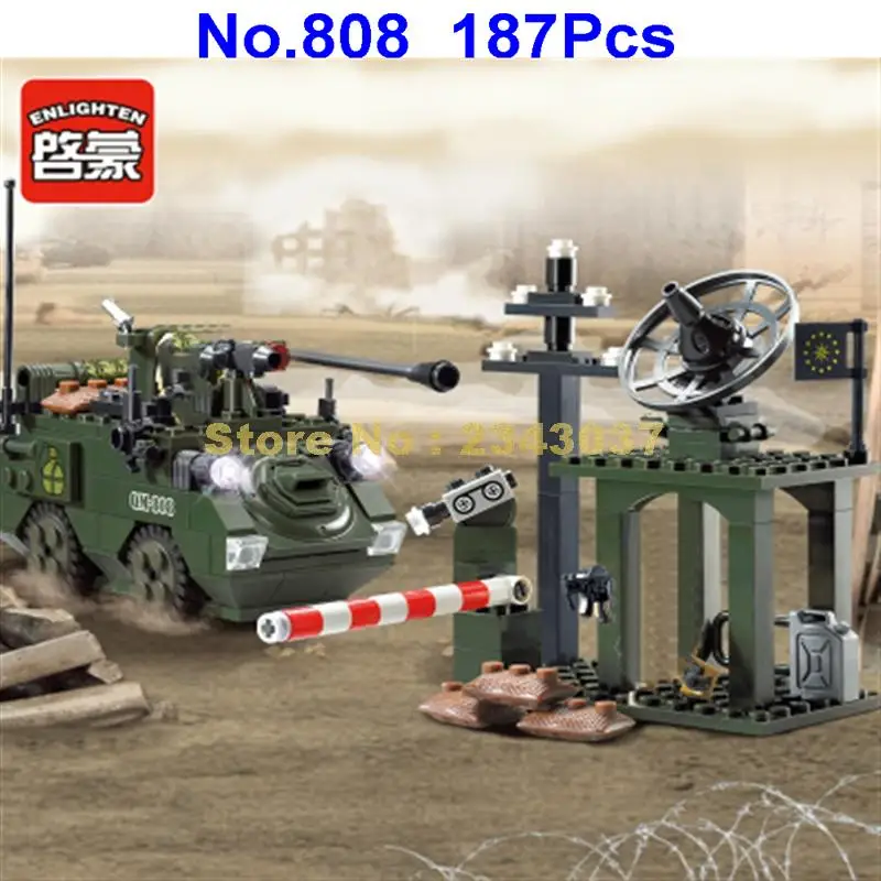 808 187 шт. в стиле милитари Panzer бак посту крупный самолет аэробас Ww 2 строительные
