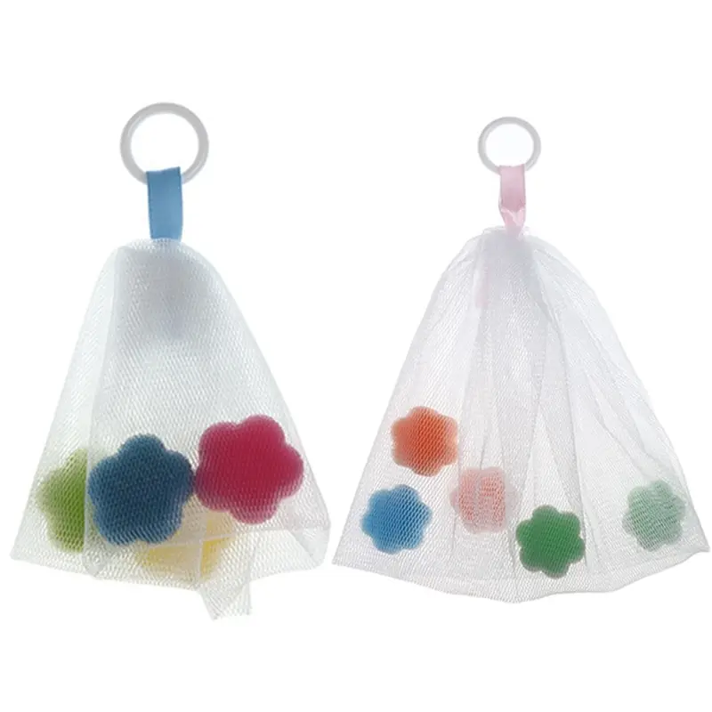 2 шт. очищающее средство для лица мыло пенящаяся сетка душа мыльный пузырь