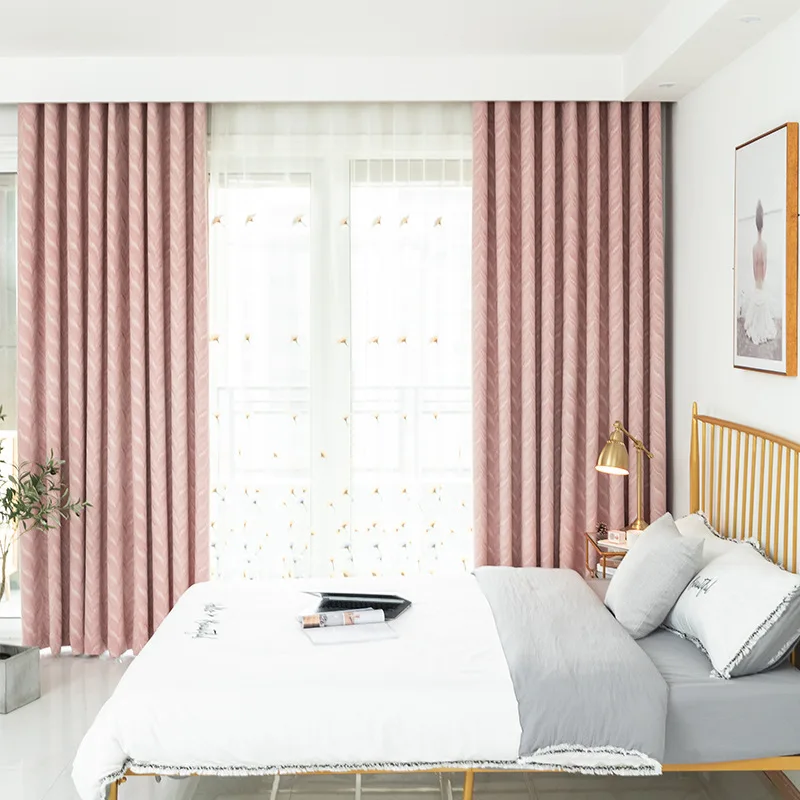 Легкие Роскошные жаккардовые занавески из ткани современный минималистский