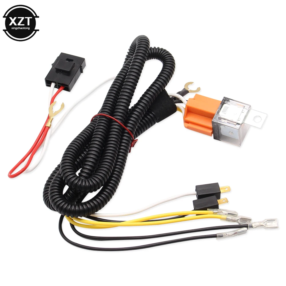 Универсальный звуковой Кабельное реле 12 В для решетки радиатора сигнал комплект