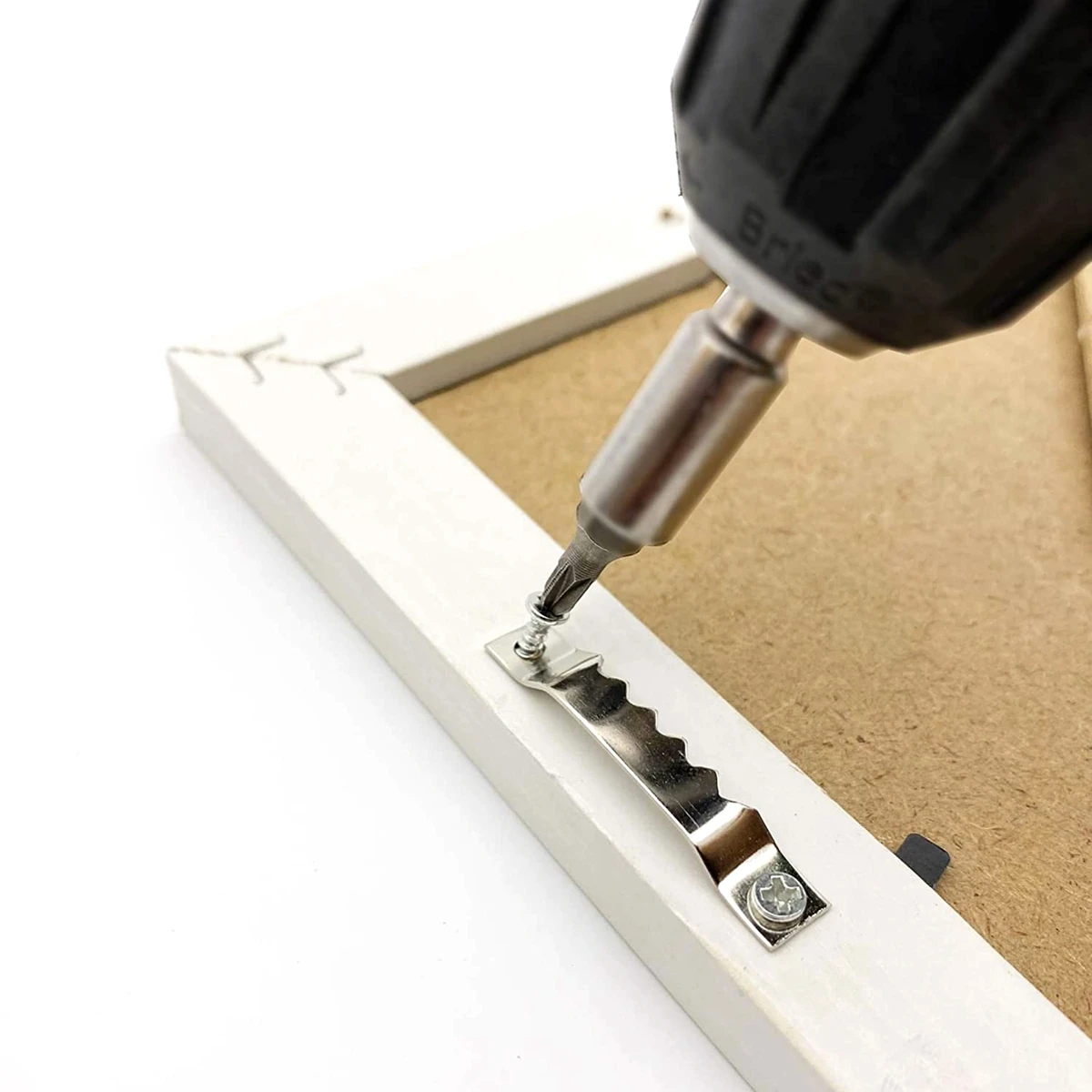 50 шт. в упаковке небольшой пилообразный изображение Вешалки Сталь висит рамы для