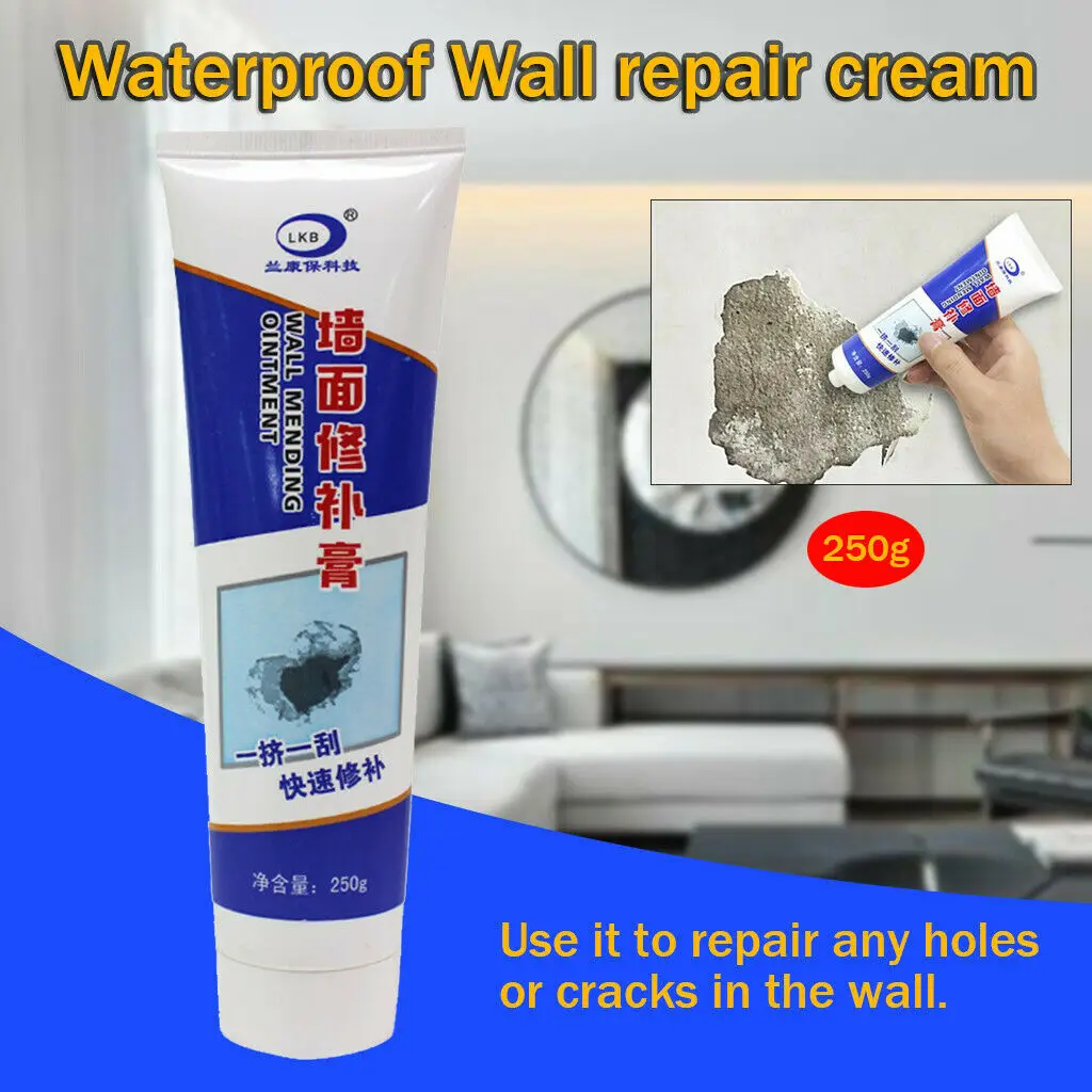 

Wall Mending Agent Waterproof Wall Crack Paste Repair Cream Wall Damage Dirty