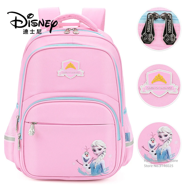 

Disney's New Fashion Creative Genuine Authorized Ice and Snow Girls to Reduce the Burden on the Spine and Light Children