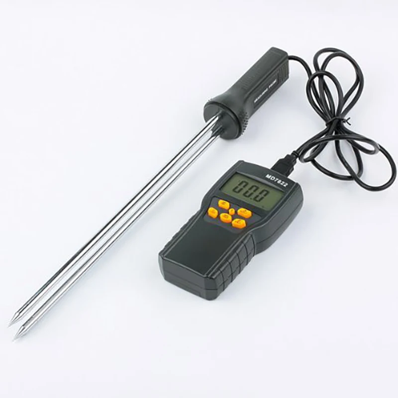 Цифровой гигрометр MD7822 для измерения влажности семян с ЖК дисплеем и большим