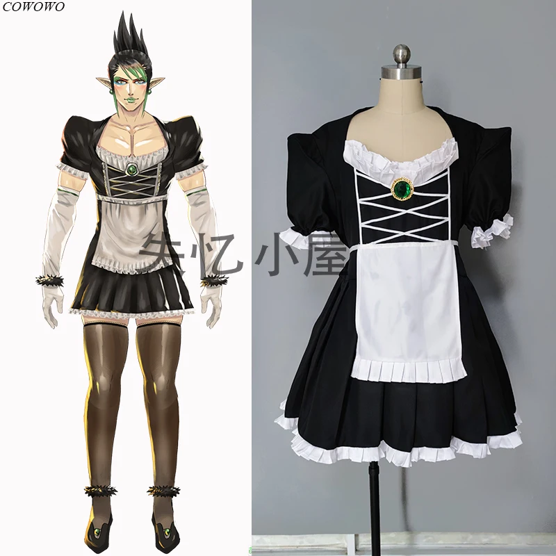 

Anime! VTuber Hololive Chaika Brian Maid Dress Lovely Uniform Cosplay Costume Halloween Party Suit Women Custom Made 2021 NEW