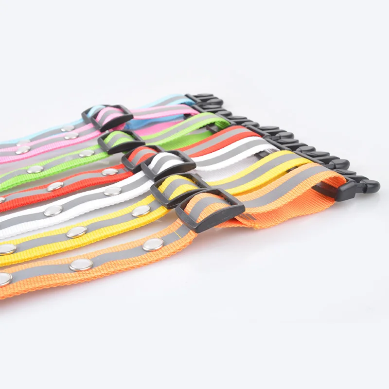 Светодиодный светодиодные ошейники для собак 2 5 см Ширина световой нейлон