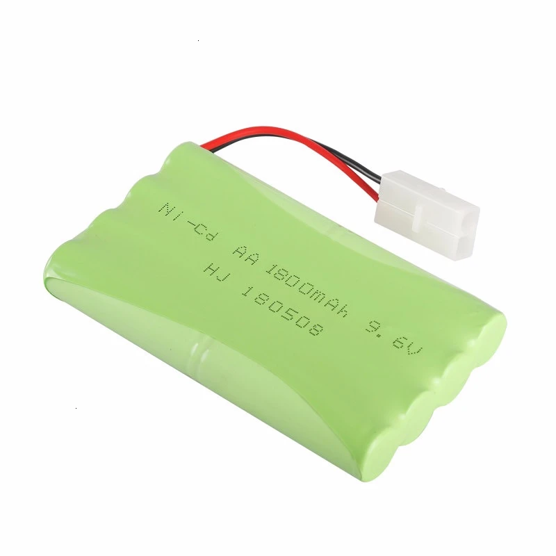 Обновленная Батарея NiMH 9,6 v 1800mah+ зарядное устройство для радиоуправляемых игрушек автомобилей танков грузовиков робот-пистолет лодка AA Ni-MH 9,6 v перезаряжаемый аккумулятор