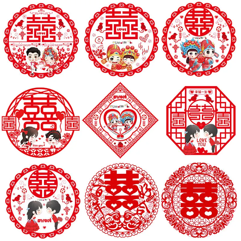 

Электростатическая Свадебная дверная наклейка