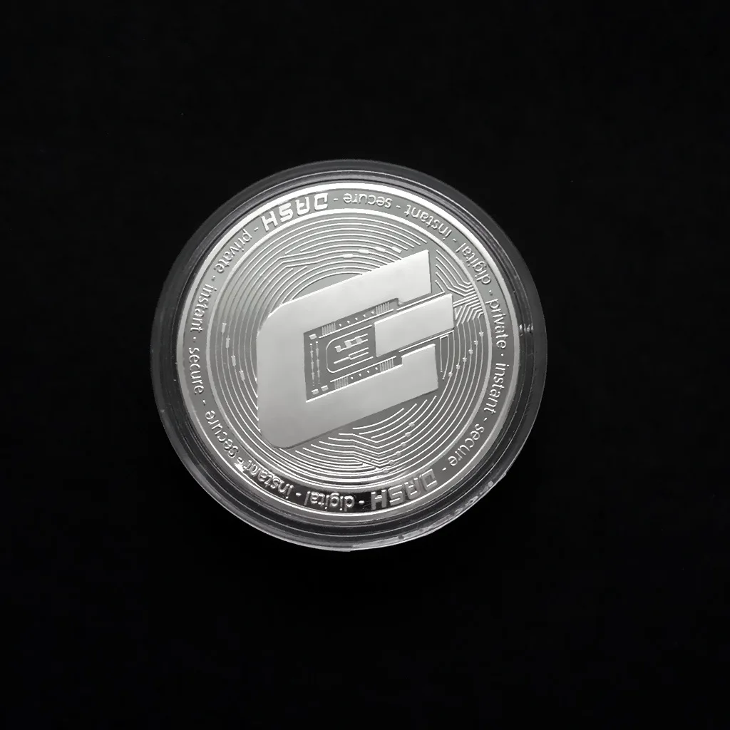 DASH Dark монета виртуальная валюта Биткойн улучшения памятные монеты Металлические