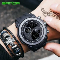 sanda top luxury brand g style mens military sports watch led digital watch waterproof mens quartz watch relogio masculino
