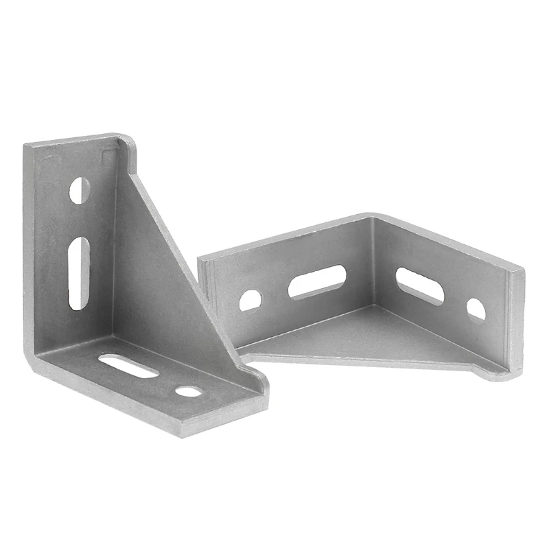 6Pcs 4080 Inside Corner Bracket Gusset For 4040 Or Series Aluminum Extrusion Profile With Slot 8Mm | Обустройство дома