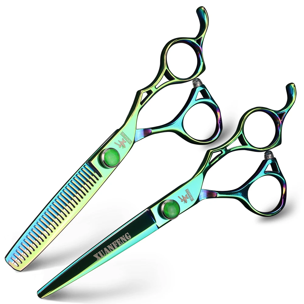 6 дюймов Аврора Япония 440C парикмахерские ножницы высокого качества для резки и