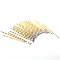 100pcspack of spring test pin pl75 e2 conical head outer diameter 1 02mm length 33 35mm ict probe