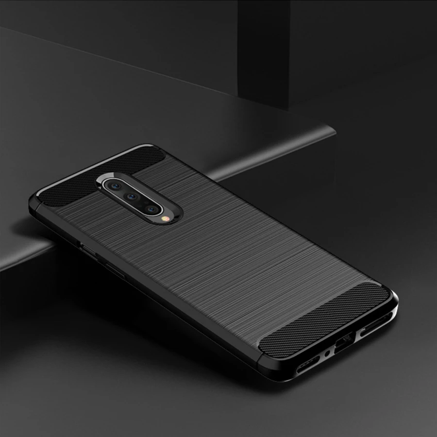 Чехлы из ТПУ для one plus 7 7T 6 6T чехол oneplus 7PRO противоударный углеродного волокна