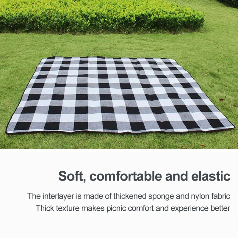 

2M*1.5M Waterproof Beach Blanket Outdoor Portable Picnic Mat Camping Ground Mat Mattress Camping Camping Bed Sleeping Pad
