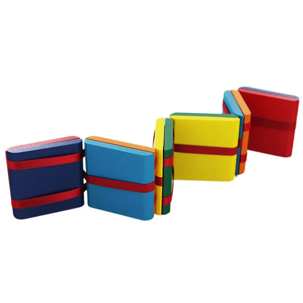 

Раскладная цветная деревянная лестница Flipo с откидной крышкой, блоки, игрушка с оптической иллюзией, лестница Джейкоба, игрушки-антистресс, ...