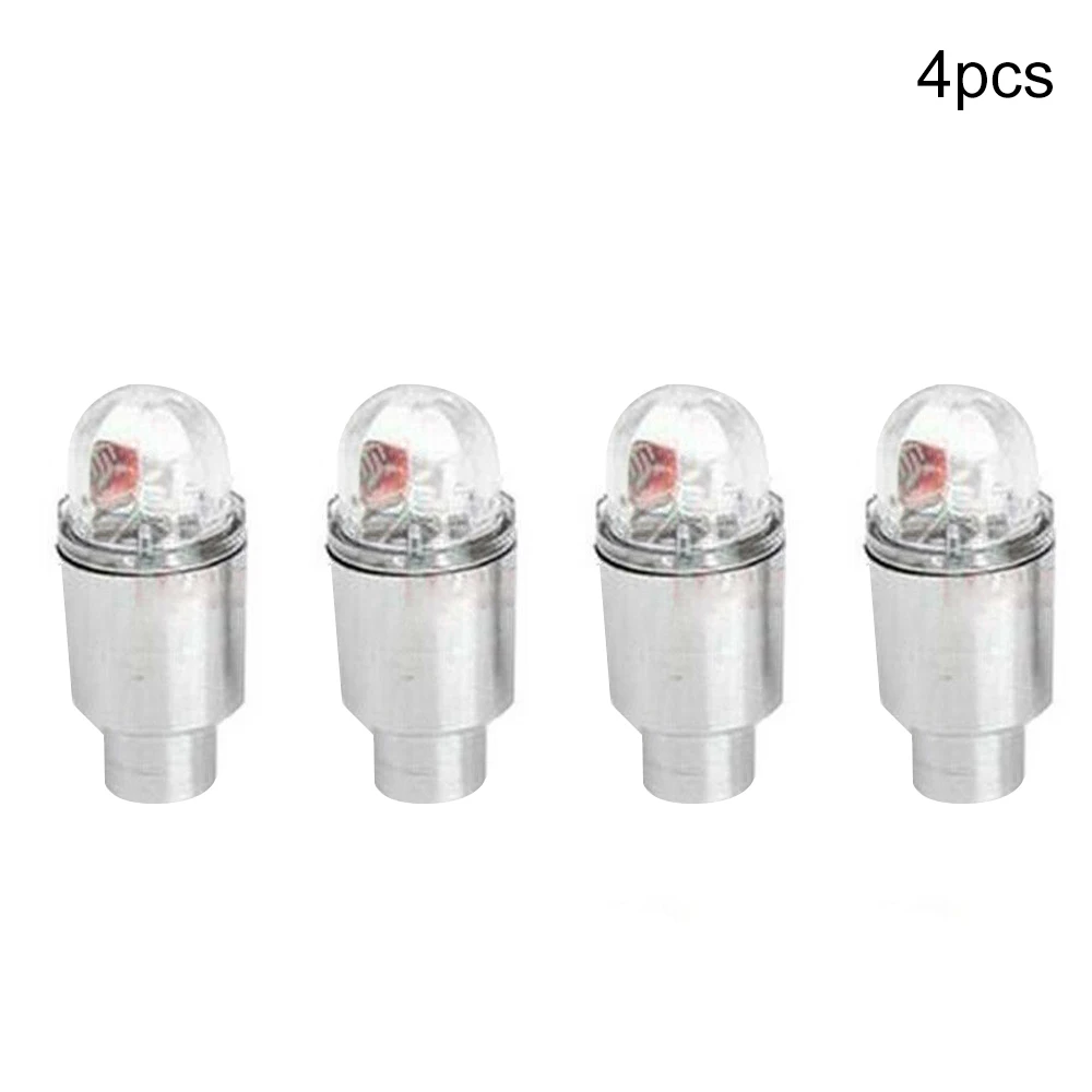 4 шт автомобильные шины для колес Стикеры колеса клапан Кепки неоновый