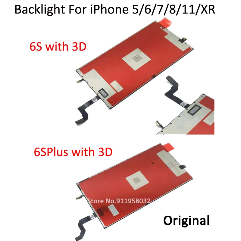 

LCD Backlight Flex For iPhone 11 6 Plus 5s 5c 7 Plus 8 Plus LCD Display Back Light Flex Cable For iPhone XR 6S Plus Replacement