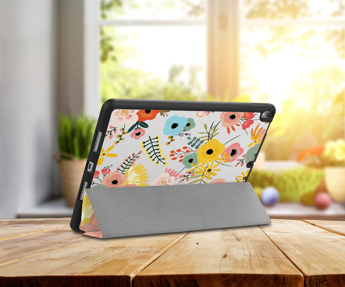 Чехол с рисунком для iPad Mini 4 5 с функцией держателя карандаша+ Функция автоматического сна/пробуждения для iPad Mini 5 с мягкой задней крышкой