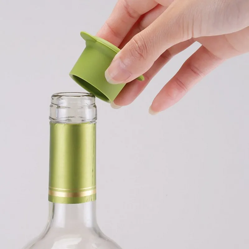 Силиконовые пробки для красного вина 1 шт. колпачки бутылок с пивом напитком