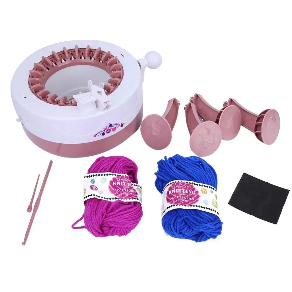 22 needles DIY Детский вязальный станок, игрушка для девочек, ткацкий станок, игровой набор, Детский обучающий ручной работы, шапка, вязаные шарфы, свитер, игрушки - Цвет: 22 needles