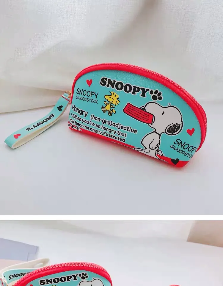 Два размера Peanuts Rogue Dog мультфильм кавайный чехол для карандаша большой емкости мультфильм холст пенал коробка принадлежности для школьников, студентов